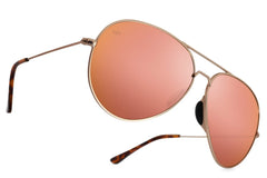 Tangle Free Aviator - Rose Gold Polarized